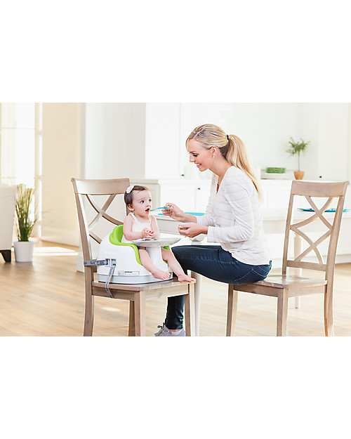 Bumbo Multi Seat with Foam Cushion and Tray Green From 6 months to 3 years unisex bambini