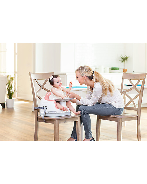 Bumbo Multi Seat with Foam Cushion and Tray, Pink - From 6 months to 3 years! Accessories for High Chairs