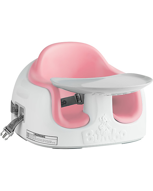 Bumbo Multi Seat with Foam Cushion and Tray, Pink - From 6 months to 3 years! Accessories for High Chairs