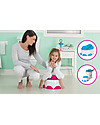 Bumbo Step ‘n Potty 3-in-1: potty trainer, toilet trainer and step stool - Fuchsia Potties