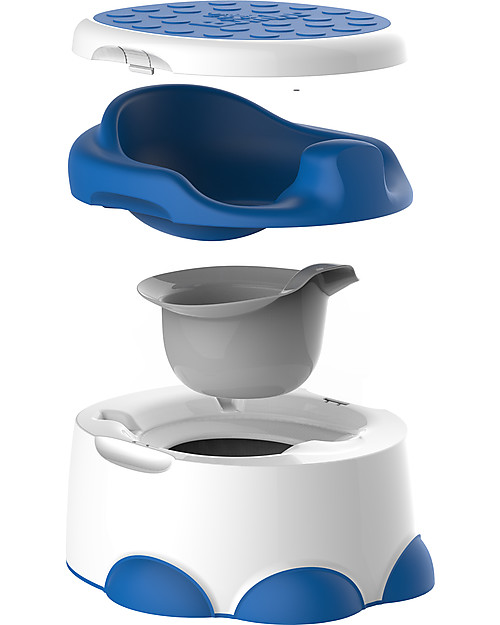 Bumbo Step ‘n Potty 3-in-1: potty trainer, toilet trainer and step stool - Fuchsia Potties