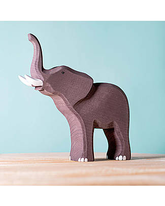 Bumbu Toys Elephant Bumbi - Large - 24 cm - Handmade Wooden Animals