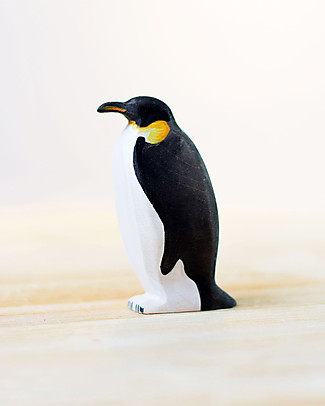 Bumbu Toys Female Emperor Penguin - Wood - 7,3 cm - Handmade Wooden Animals