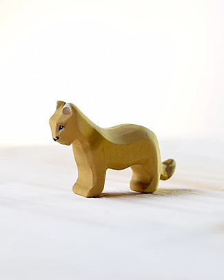 Bumbu Toys Lion Cub - Wood - 6,5 cm - Handmade Wooden Animals