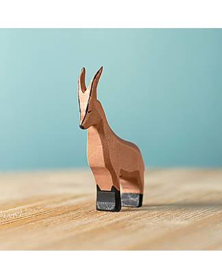 Bumbu Toys Mountain Goat - 9,5 cm - Handmade Wooden Animals