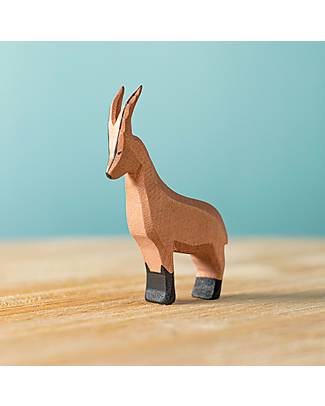 Bumbu Toys Mountain Goat - 9,5 cm - Handmade Wooden Animals