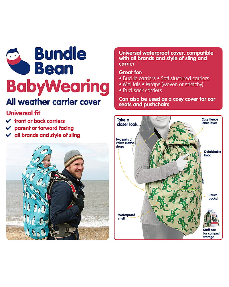 bundlebean babywearing cover