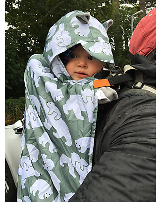 BundleBean Babywearing Fleece-lined all-weather cover Polar Bears Baby Carriers