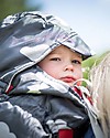 BundleBean Babywearing Fleece-lined all-weather cover - Silver Lightening Babywearing Accessories