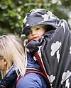 BundleBean Babywearing Fleece-lined all-weather cover - Silver Lightening Babywearing Accessories