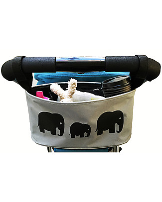 BundleBean Universal Buggy Organiser - Elephant Stroller Accessories