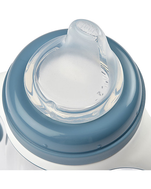 Béaba 2-in-1 Learning Cup - 210 ml - Windy Blue - Encourages Little Ones to Become Independent Baby Bottles