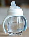 Béaba 2-in-1 Learning Cup - 210 ml - Windy Blue - Encourages Little Ones to Become Independent Baby Bottles