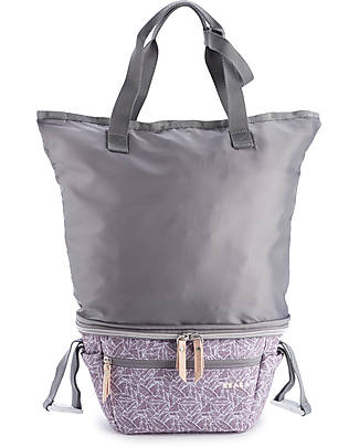Béaba 2 in 1 Stroller Organizer and Shopper - Jungle - Contains Up to 10.5 L Organize and Bags