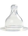 Béaba 2 Thick Flow Wide Neck Teats Set - Silicone - from 18 Months Teats