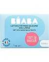Béaba 2 Thick Flow Wide Neck Teats Set - Silicone - from 18 Months Teats