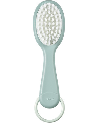 Béaba 2in1 Baby Brush + Comb - Green - Ideal for your Little One's Beauty Routine Kit Toilette Baby