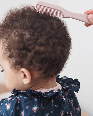 Béaba 2in1 Baby Brush + Comb - Pink - Ideal for your Little One's Beauty Routine Kit Toilette Baby
