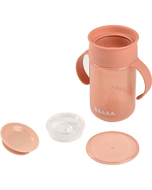 Béaba 360° Learning Cup - Pink - 340 ml Cups
