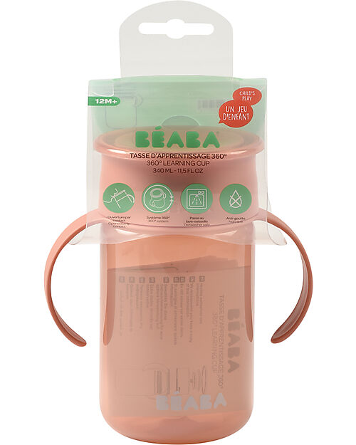 Béaba 360° Learning Cup - Pink - 340 ml Cups