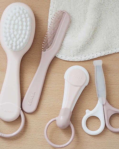 Béaba Baby Nail Clippers - Pink - Careful Hand Care of Your Baby from Birth Kit Toilette Baby