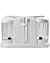 Béaba Babycook® Duo Food Maker - White and Silver - Healthy and Fast Meals for Your Growing Child Food Warmers_