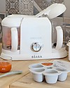 Béaba Babycook® Duo Food Maker - White and Silver - Healthy and Fast Meals for Your Growing Child Food Warmers_