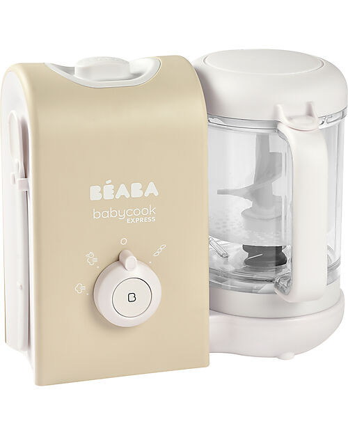 Béaba Babycook® Express Food Maker - Clay Earth - Healthy and Fast Meals for Your Growing Child - EU Plug Food Warmers_