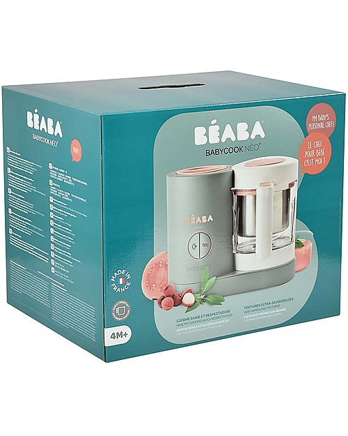 Béaba Babycook® Neo Food Maker - Eucalyptus - Healthy and Fast Meals for Your Growing Child Food Warmers_