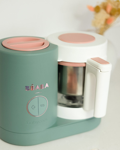 Béaba Babycook® Neo Food Maker - Eucalyptus - Healthy and Fast Meals for Your Growing Child Food Warmers_