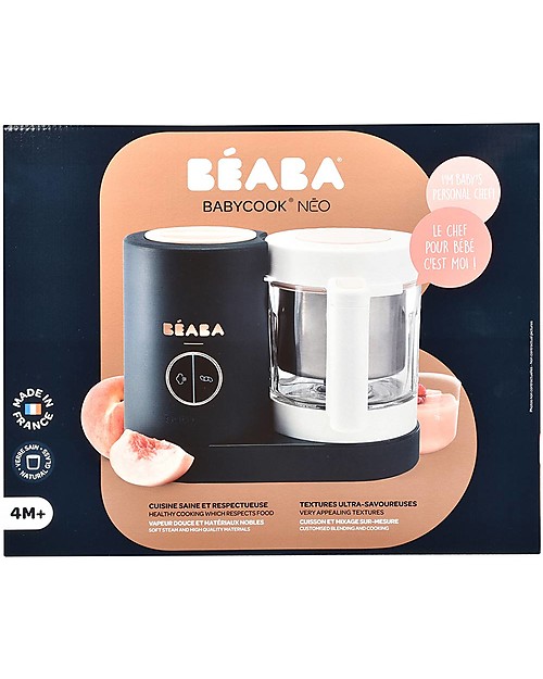 Béaba Babycook® Neo Food Maker - Night Blue - Healthy and Fast Meals for Your Growing Child Food Warmers_
