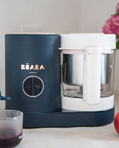 Béaba Babycook® Neo Food Maker - Night Blue - Healthy and Fast Meals for Your Growing Child Food Warmers_