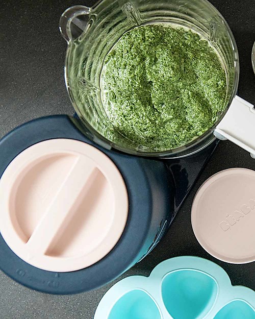 Béaba Babycook® Neo Food Maker - Night Blue - Healthy and Fast Meals for Your Growing Child Food Warmers_