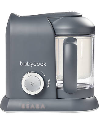 Béaba Babycook® Solo Food Maker - Dark Grey - Healthy and Fast Meals for Your Growing Child Food Warmers_