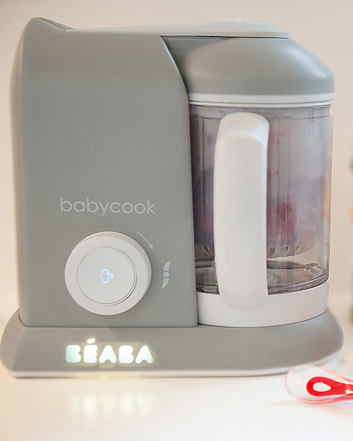 Béaba Babycook® Solo Food Maker - Grey - Healthy and Fast Meals for Your Growing Child Food Warmers_