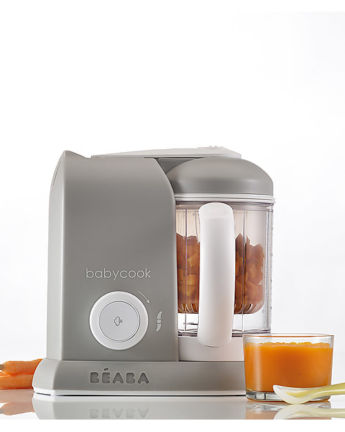Béaba Babycook® Solo Food Maker - Grey - Healthy and Fast Meals for Your Growing Child Food Warmers_