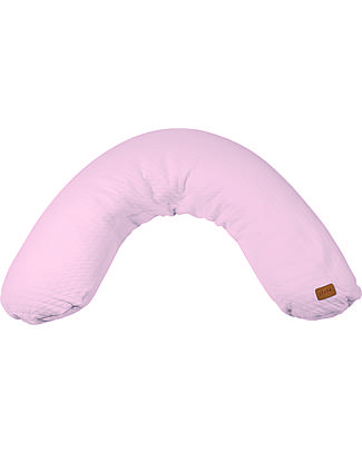 Béaba Big Flopsy™ Breastfeeding Pillow - Chalk Pink - 170 cm for Comfort Breastfeeding Pillows