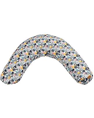 Béaba Big Flopsy™ Breastfeeding Pillow - Jersey Jungle - 170 cm for Comfort Breastfeeding Pillows
