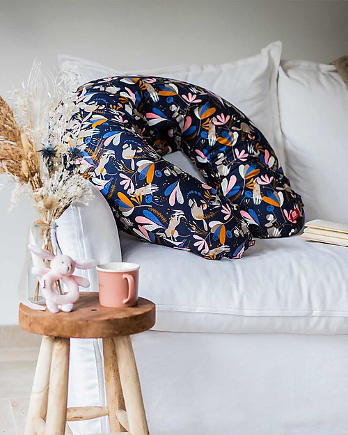 Béaba Big Flopsy™ Breastfeeding Pillow - Jersey  - Lorena - 170 cm for Comfort Breastfeeding Pillows