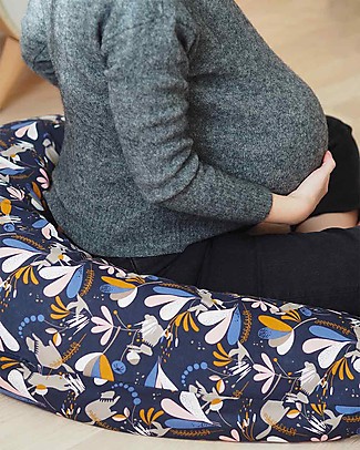 Béaba Big Flopsy™ Breastfeeding Pillow - Jersey  - Lorena - 170 cm for Comfort Breastfeeding Pillows