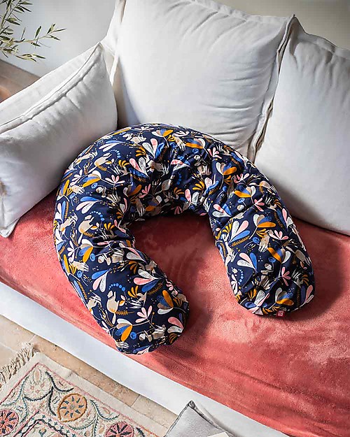 Béaba Big Flopsy™ Breastfeeding Pillow - Jersey  - Lorena - 170 cm for Comfort Breastfeeding Pillows