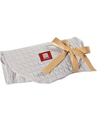 Béaba Big Flopsy™ Fitted Sheet - Fleur de coton® Pearl Grey - 170 x 39 cm Breastfeeding Pillows