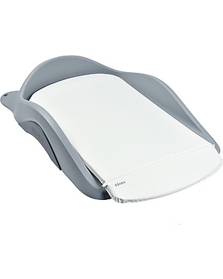 Béaba Camélé’O Light and Compact Changing Table - Grey - Ideal for Small Spaces with Multi-Use Fixing System Kit Toilette Baby