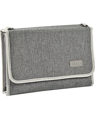 Béaba Changing station - Heather Grey - Practical and Compact Travel Changing Mats