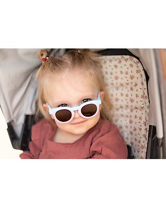 Béaba Delight Sunglasses - Rainbow Freeze - 9-24M with Adjustable Strap - 100% UV Filtering Sunglasses