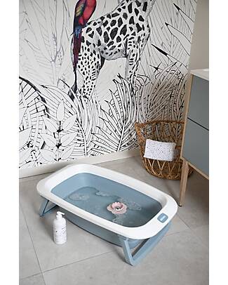 Béaba Eazy Pop Camélé'O bath- Baltic Blue - From Birth Baby Bath Tubs and Accessories