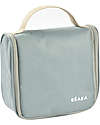 Béaba Filled Hanging Beauty Case - Sage Green - Everything You Need Always at Hand Kit Toilette Baby