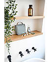 Béaba Filled Hanging Beauty Case - Sage Green - Everything You Need Always at Hand Kit Toilette Baby