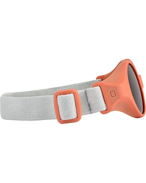 Béaba Glee Sunglasses - Grapefruit - 0-9M with Adjustable Strap - 100% UV Filtering Sunglasses