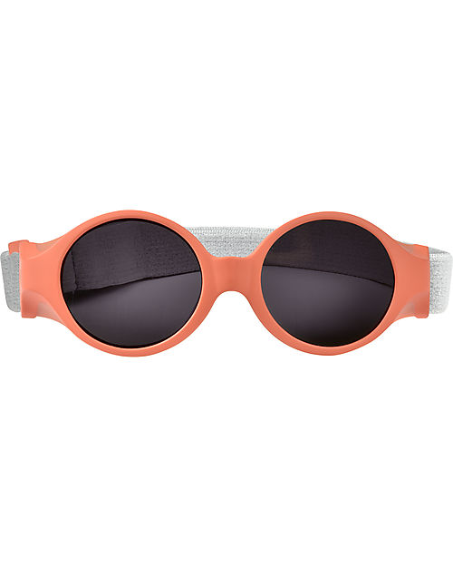 Béaba Glee Sunglasses - Grapefruit - 0-9M with Adjustable Strap - 100% UV Filtering Sunglasses